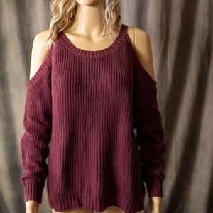 Cold Shoulder Sweater